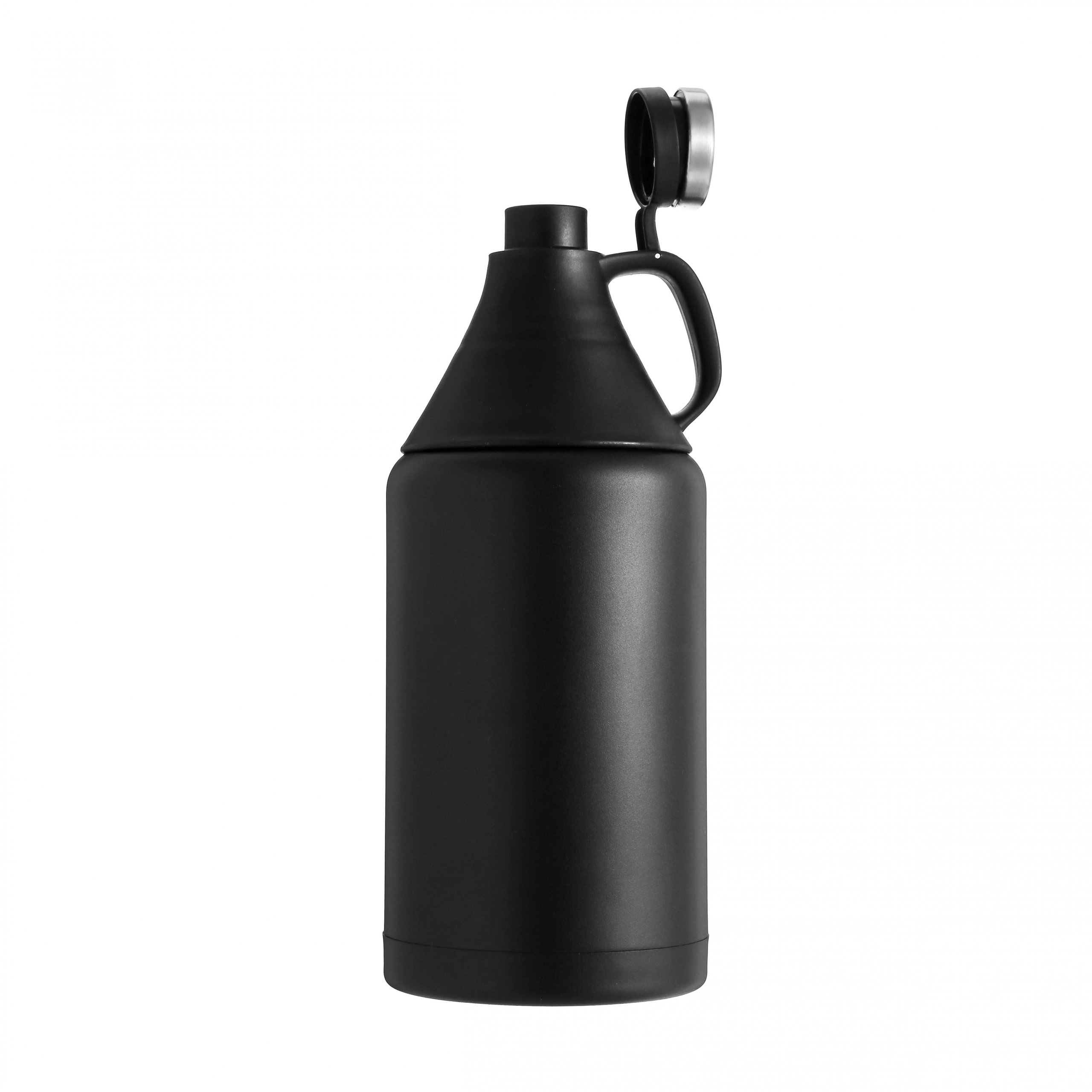 Stainless Steel Water Bottle Growler for Travel 64 Ounces and Tailgate Parties Juvale Beer Growler Camping Silver 
