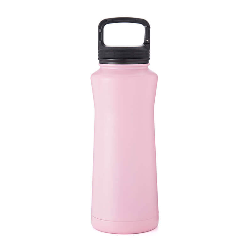 ENKELSPÅRIG Water bottle, stainless steel/light pink, 17 oz - IKEA