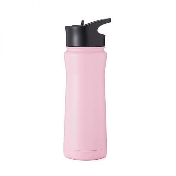 pink stainless steel water bottle