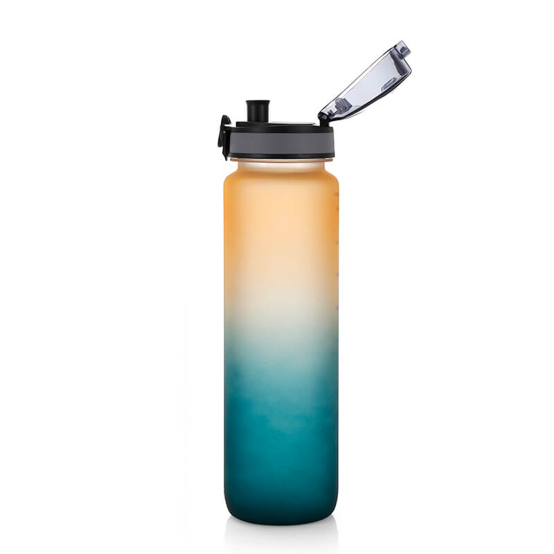 Everso Water Bottle with 2 Interchangeable Lid Reusable Large
