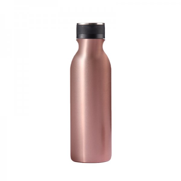rose gold stainless steel water bottle