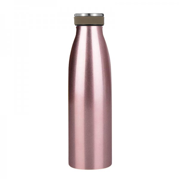 rose gold stainless steel water bottle