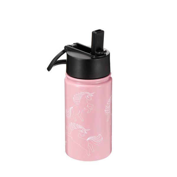 kids stainless steel water bottle with straw
