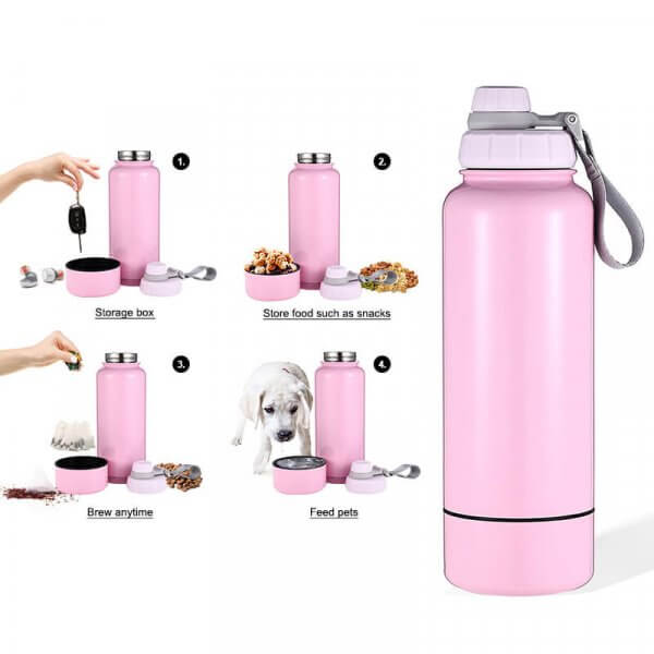 Water Bottle with Dog Bowl7