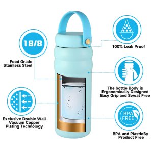 Thermos Flask Water Bottle 2 1
