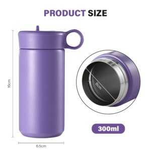 metal waterbottle with straw 1